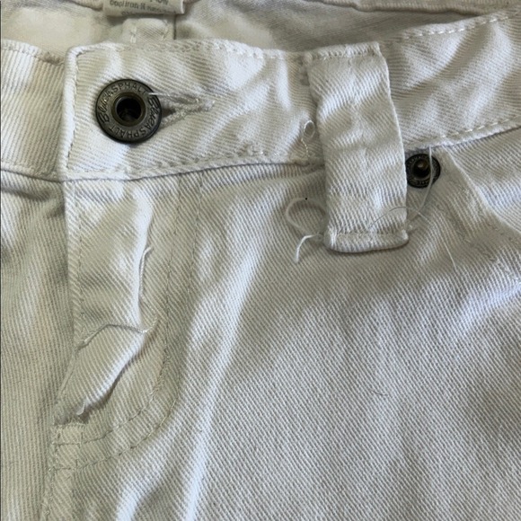 Blue Asphalt Size 11 Wet Seal Women's White Denim Jeans Style S901 - Picture 3 of 4